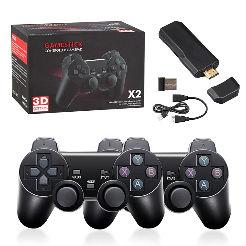 Console vidéo X2, contrôleur sans fil 2.4G, jeu HD